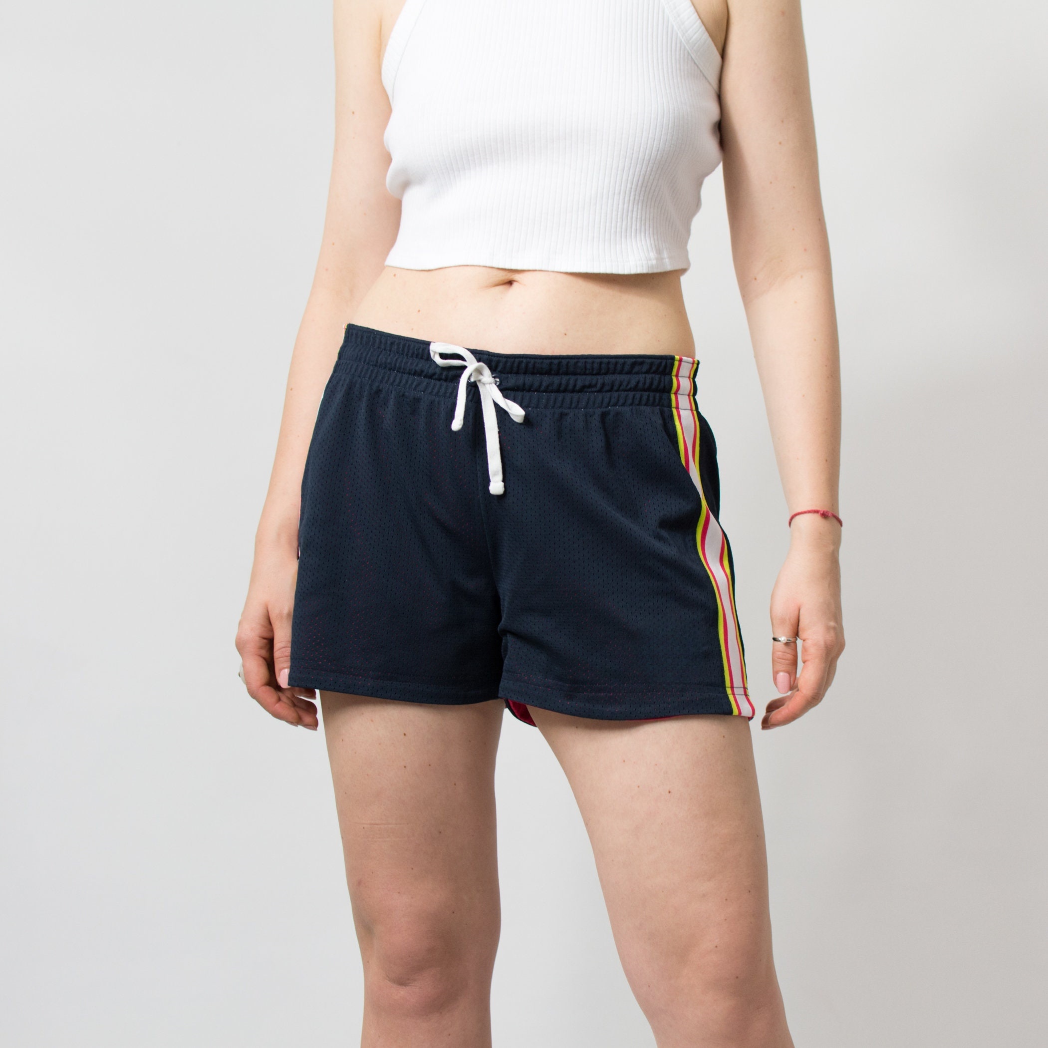Navy Drawstring Sport Shorts